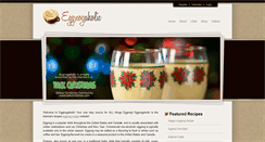 Desktop Screenshot of eggnogaholic.com